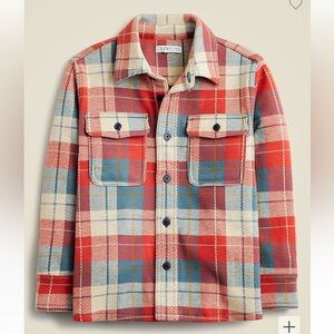 JCrew NWT Kids' long-sleeve Seaboard soft-knit shirt in plaid